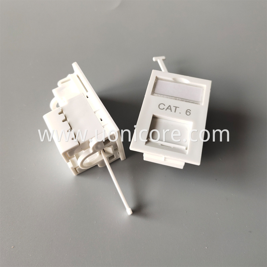 CAT6 UTP Module UK socket Type face plate